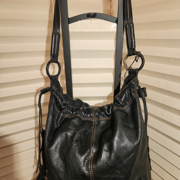 Lucky Brand Black Leather Bag - Picture 3 of 12